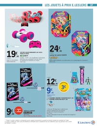 Prix et réduction Jouet dans le prospectus E.Leclerc en cours Offre Jouet dans le catalogue E.Leclerc du moment à la page 37