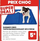 Animalis Montrouge - Promo Tapis rafraichissant 40 x 50cm Promo Tapis rafraichissant 40 x 50cm à 5,00 € dans le catalogue Animalis à Montrouge