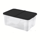 Boite rangement avec couvercle à double ouverture dans le catalogue Maxi Bazar