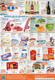 Supermarkt Prospekt von K+K - Klaas & Kock in Kirchlengern Aktueller K+K - Klaas & Kock Supermärkte Prospekt für Kirchlengern: Wenn Lebensmittel, dann K+K mit 12} Seiten, 16.12.2024 - 21.12.2024