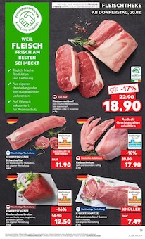 Gulasch im Kaufland Prospekt "Aktuelle Angebote" mit 56 Seiten (Krefeld)