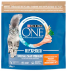 Croquettes au poulet et au blé pour chat adulte stérilisé - PURINA ONE en promo chez Auchan Supermarché Tourcoing à 9,73 €