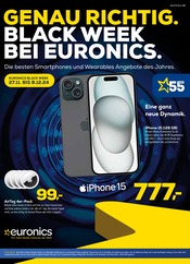 Aktueller EURONICS Prospekt mit Apple, "GENAU RICHTIG. BLACK WEEK BEI EURONICS.", Seite 1