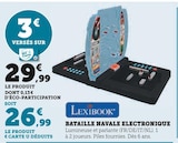 Bataille Navale Electronique - Lexibook dans le catalogue Hyper U