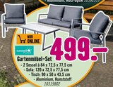 Gartenmöbel-Set im Hornbach Prospekt Gartenmöbel-Set von GARDEN PLACE im aktuellen Hornbach Prospekt für 499,00 €