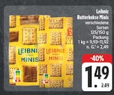 Butterkekse Minis Original Angebote von Leibniz bei E center Weimar für 1,49 €