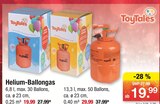 Aktuelle Luftballons Angebote bei Zimmermann in Mainz Aktuelles Helium-Ballongas Angebot bei Zimmermann in Mainz ab 19,99 âŹ