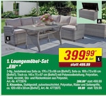 Loungemöbel-Set Elli Angebote bei toom Baumarkt Garbsen für 99,99 €
