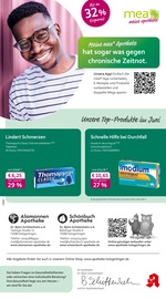 mea - meine apotheke Apotheke Prospekt der aktuellen Woche mit 4 Seiten, gültig von 01.06.2025 bis 30.06.2025, in Altdorf und Umgebung Aktueller mea - meine apotheke Apotheke Prospekt in Altdorf und Umgebung, "Unsere Juni-Angebote" mit 4 Seiten, 01.06.2025 - 30.06.2025