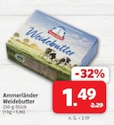 nah&frisch Beesten - Weidebutter Angebot im Prospekt Weidebutter bei nah&frisch im Beesten Prospekt für 1,49 €