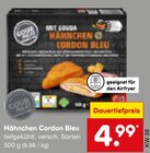 Aktuelles Hähnchen Cordon Bleu Angebot bei Netto Marken-Discount in Heilbronn ab 4,99 €