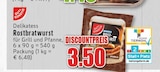 EDEKA Meckenheim - Delikatess Rostbratwurst Angebot im Prospekt Delikatess Rostbratwurst bei EDEKA im Meckenheim Prospekt für 3,50 €