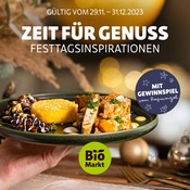 Aktueller Denns BioMarkt Biomarkt Prospekt in Köln und Umgebung, "ZEIT FÜR GENUSS" mit 23 Seiten, 29.11.2023 - 31.12.2023