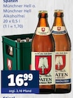 Münchner Hell Angebote von Spaten bei Getränkewelt Gladbeck für 16,99 €