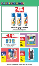 Promos Bureau dans le catalogue "L'ÉTÉ EN MAILLOT, LA RENTRÉE EN GRANDS CARREAUX." de Carrefour Bureau en promo dans le catalogue Carrefour à la page 19