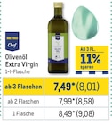 Aktuelles Olivenöl Extra Virgin Angebot bei Metro in Nürnberg ab 8,01 €