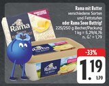 Rama mit Butter im Angebot bei EDEKA in Amberg Rama mit Butter Angebote von Rama bei EDEKA Amberg für 1,19 €