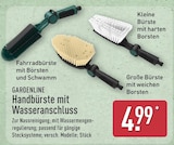 Fahrradbürste mit Borsten und Schwamm von Gardenline im aktuellen ALDI Nord Prospekt