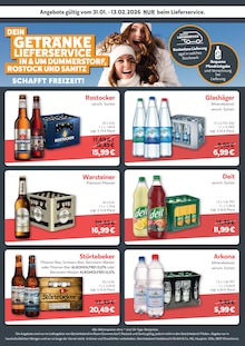 Saft im Durst.de Prospekt "Du bestellst. Durst liefert." mit 2 Seiten (Rostock)