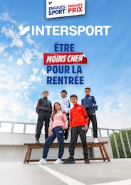 Prospectus Intersport à Groslay, "ÊTRE MOINS CHER POUR LA RENTRÉE", 1 page, 29/07/2024 - 18/08/2024