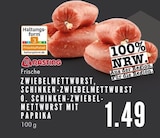 Aktuelle Hackfleisch Angebote bei E center in Essen Aktuelles Frische Zwiebelmettwurst Angebot bei E center in Essen ab 1,49 €