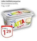 Aktuelle Margarine Angebote bei GLOBUS in Mannheim Aktuelles Lätta Halbfettmargarine Angebot bei GLOBUS in Mannheim ab 1,29 €