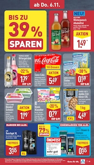 Schokoladenweihnachtsmann Angebot im ALDI Nord Prospekt, gültig von 03.11.2025 bis 08.11.2025 Schokoladenweihnachtsmann Angebot im aktuellen ALDI Nord Prospekt auf Seite 39