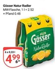 Natur Radler Angebote von Gösser bei GLOBUS Viersen für 4,99 €