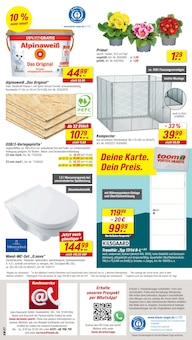 Farbe im toom Baumarkt Prospekt "Respekt, wer's selber macht." mit 10 Seiten (Kassel)