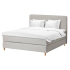 Boxspringbett Valevåg fest/Norrsele Gunnared beige 140x200 cm von DUNVIK im aktuellen IKEA Prospekt für 844,00 €
