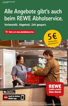 Aktueller REWE Prospekt "Dein Markt" Seite 1 von 35 Seiten für Kriftel