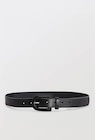 Ceinture 25cm en cuir avec boucle recouverte - Monoprix Margaret Ceinture 25cm en cuir avec boucle recouverte à 23,09 € dans le catalogue Monoprix Margaret