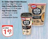 Aktuelle Energydrink Angebote bei GLOBUS in Duisburg Aktuelles High Protein Mousse Angebot bei GLOBUS in Duisburg ab 1,49 €