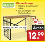 Mikrowellenregal im Angebot bei Netto Marken-Discount in Witten Mikrowellenregal Angebote von Kesper bei Netto Marken-Discount Witten für 12,99 €