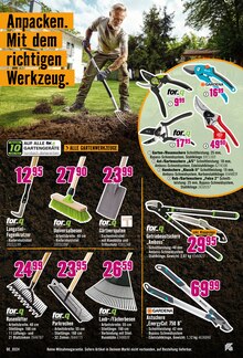 Gartenwerkzeug im Hornbach Prospekt "Sport? Du schleppst lieber Pflanzringe." mit 33 Seiten (Hannover)