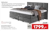 Boxspringbett im porta Möbel Prospekt zum Preis von 1.799,00 €