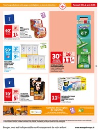 Prix et réduction Cosmétiques dans le prospectus Auchan Supermarché en cours Offre Cosmétiques dans le catalogue Auchan Supermarché du moment à la page 11