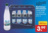 Mineralwasser Angebote von Bad Kissinger bei Netto Marken-Discount Soest für 3,99 €