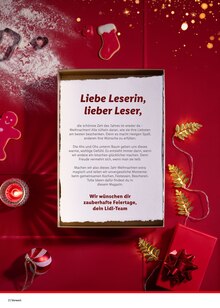 Aktueller Lidl Prospekt "Magische Weihnachtszeit" Seite 2 von 54 Seiten für Essen