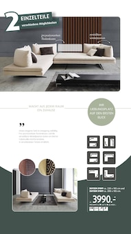 Sofa im Polstermöbel Fischer Prospekt "Exklusives Wohndesign." mit 24 Seiten (Heilbronn)