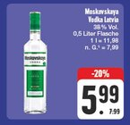 Vodka Latvia Angebote von Moskovskaya bei EDEKA Freital für 5,99 €