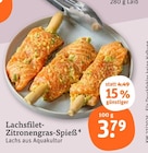 Lachsfilet-Zitronengras-SpieĂ im tegut Prospekt Lachsfilet-Zitronengras-SpieĂ von im aktuellen tegut Prospekt fĂŒr 3,79 âŹ