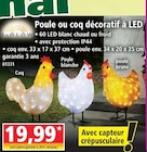 Promo Poule ou coq décoratif à LED à 19,99 € dans le catalogue Norma à Strasbourg