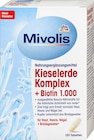 Kieselerde Komplex + Biotin 1.000 Tabletten 120 St im Angebot bei dm-drogerie markt in Heilbronn Kieselerde Komplex + Biotin 1.000 Tabletten 120 St Angebote von Mivolis bei dm-drogerie markt Heilbronn für 4,95 €
