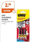 Sekunden-Kleber Flüssig von UHU für 2,79 € bei Müller im Angebot Sekunden-Kleber Flüssig von UHU im aktuellen Müller Prospekt