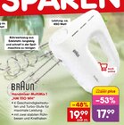 Handmixer MultiMix 1 HM 1110 WH Angebote von Braun bei Netto Marken-Discount Hilden für 17,99 €