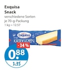 Snack von Exquisa im aktuellen V-Markt Prospekt für 0,88 €