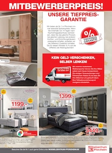 Kleiderschrank im aktuellen Möbelzentrum Pforzheim Prospekt (Stuttgart) Kleiderschrank im Möbelzentrum Pforzheim Prospekt "Möbelträume erleben, Traumreise gewinnen!" mit 20 Seiten (Stuttgart)