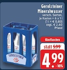 Mineralwasser im Angebot bei E center in Gladbeck Mineralwasser Angebote von Gerolsteiner bei E center Gladbeck für 4,99 €