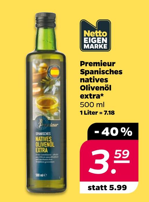Premieur Spanisches natives Olivenöl extra